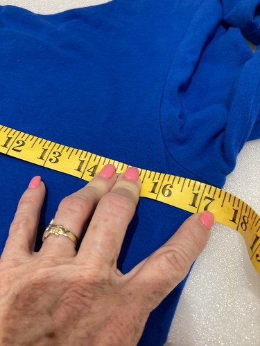 BODEN Brand Shirt 91% cotton/ 9% Elastane Royal Blue 3/4 Sleeve Size US 10/UK14 - Picture 9 of 12