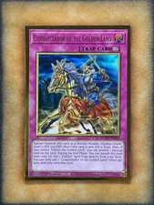 Yugioh Conquistador of the Golden Land MGED-EN054 Gold Rare 1st Ed NM