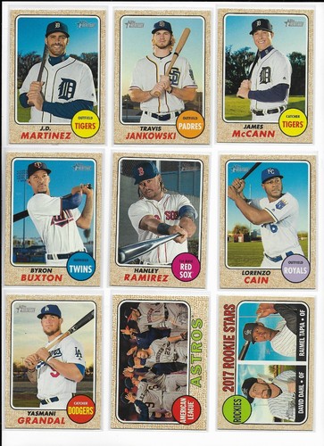 2017 Topps Heritage PICK-A-CARD Markakis Seager Correa Posey Ortiz LeMahieu ++++ - Picture 54 of 82
