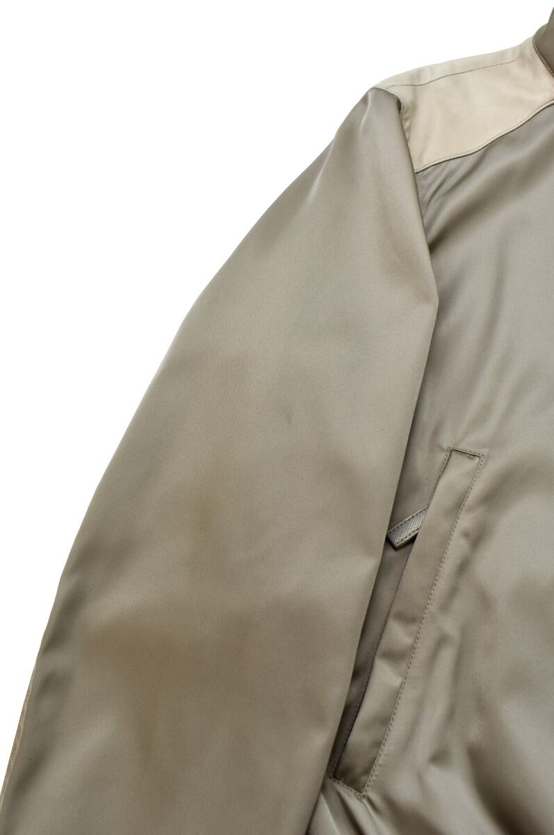 Vintage PRADA 2009 Men's Nylon Leather Bomber Jacket SGH126 Vintage PRADA 2009 Men's Nylon Leather Bomber Jacket SGH126