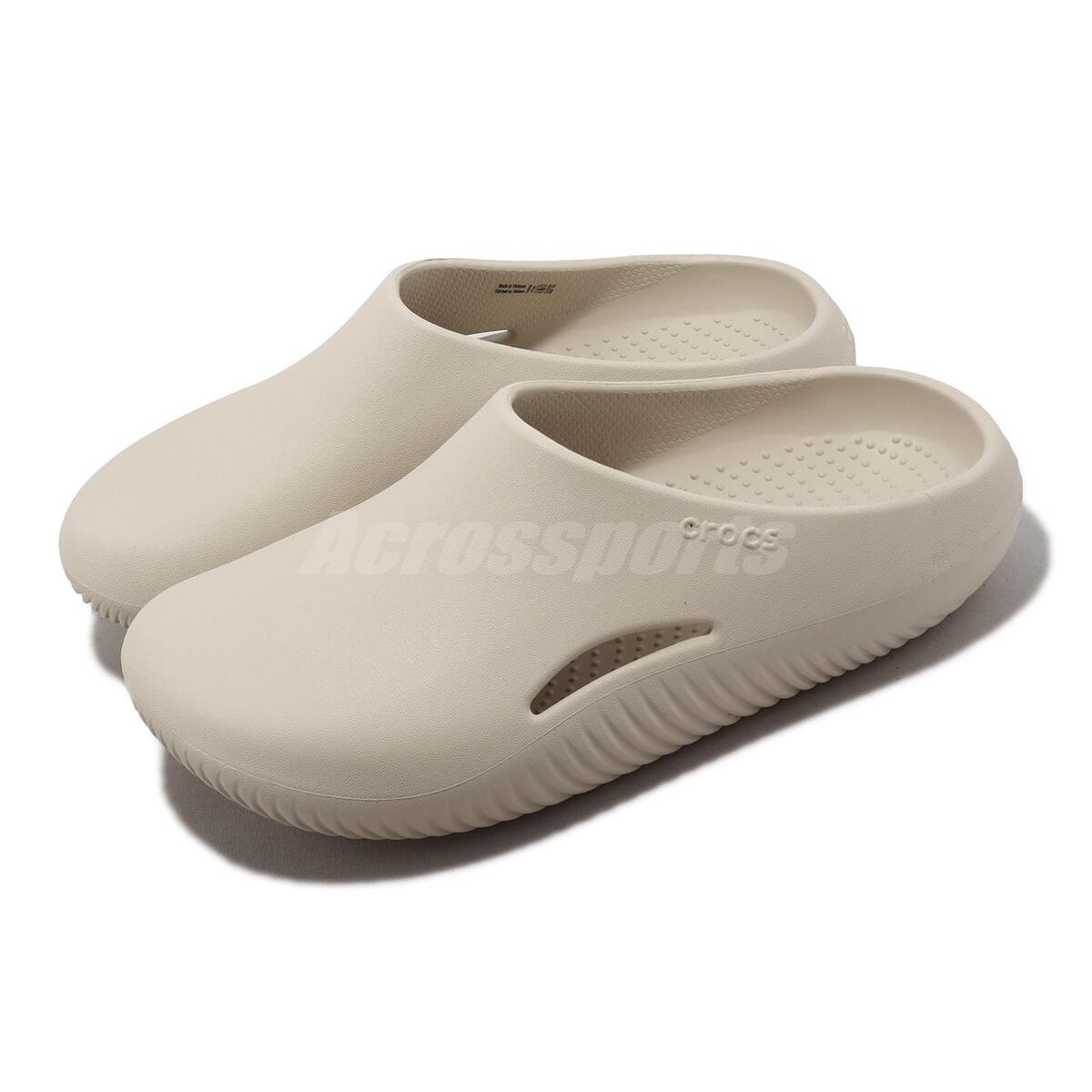 Crocs Mellow Recovery Clog Stucco Beige Men Unisex Casual Crocs Mellow Recovery Clog Stucco Beige Men Unisex Casual