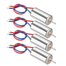4pcs DC 3V 40000RPM Coreless Micro Motor 612 6x12mm for RC Helicopter 