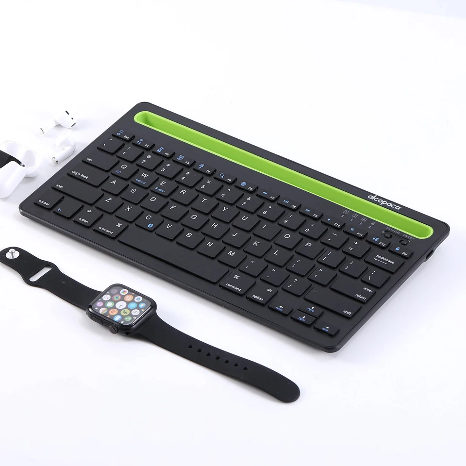 Alcopaca Wireless Bluetooth Keyboard with Stand RK908 Plastic Portable For iPad - Image 3 of 4