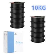 10pcs 1kg 1.75mm PLA Filament For Creality Ender 3 3D Printer Black