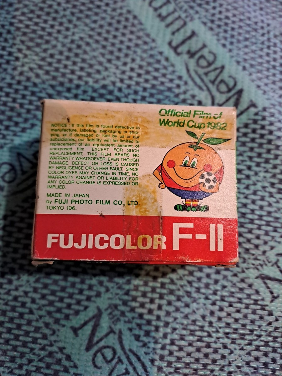Vintage Fujifilm Fujicolor FIFA World Cup Spain 82