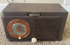 Vintage G.E. General Electric Model 60 Clock Radio, For Repair