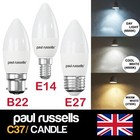 6/12 x E14 E27 B22 3W 5W 7W Warm/Day White SMD LED Candle Chandelier Light Bulb