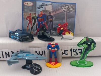 KINDER FERRERO SURPRISE DC COMICS JUSTICE LEAGUE CHOOSE YOURS FIGURES TOP RAR