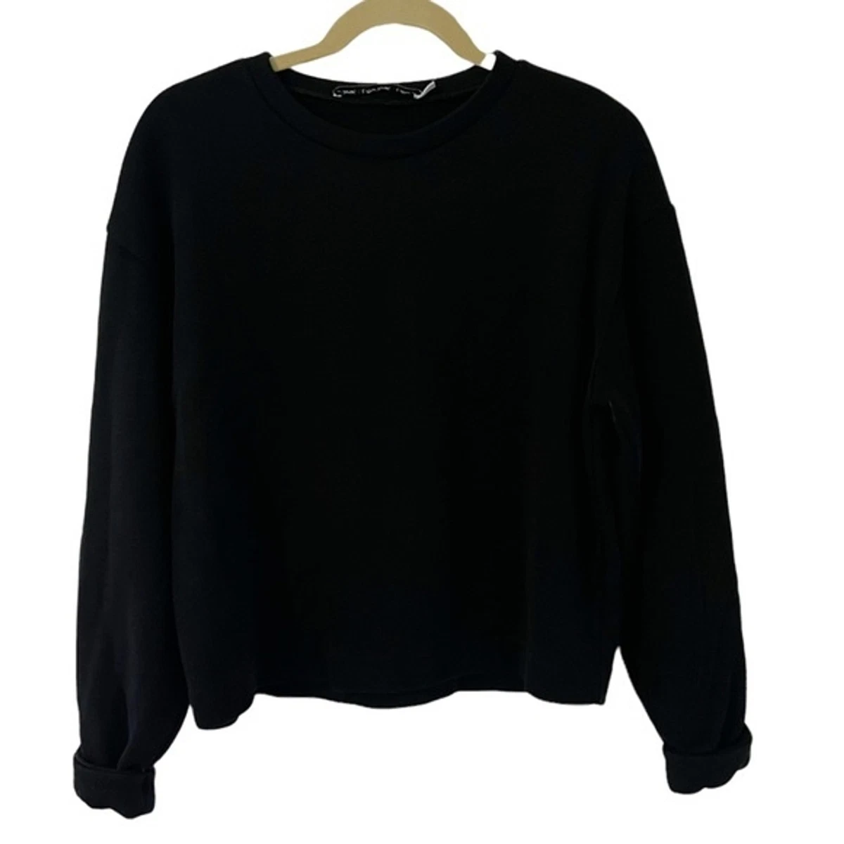 Other Stories Roll Sleeve Crewneck Sweatshirt