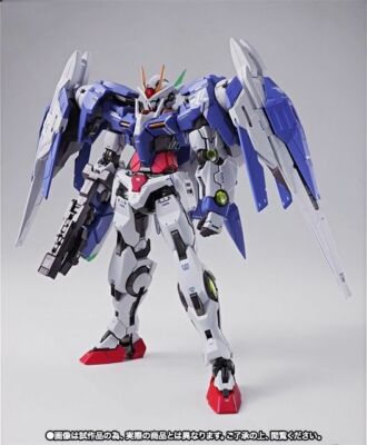 BANDAI - たつのりメダルビルド00Raiser METAL BUILD Gundam 00 GN-0000 + GNR-010 00 RAISER Action