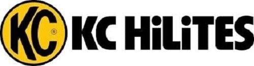 KC HiLiTES 8" Amarillo Vinilo Cubiertas de Luz Negro KC Logo Par Clásico Retro 5801 - Imagen 6 de 9
