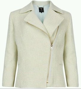 boucle biker jacket