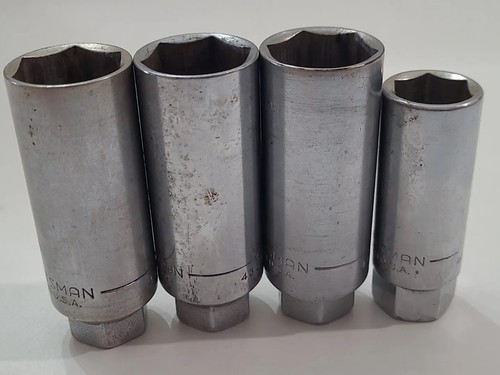 3/8" Drive Craftsman V series 5/8" & 13/16" Spark Plug Socket 43321 43326 Vtg. - Picture 5 of 12