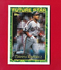1994 Topps Future Stars Manny Ramirez ROOKIE Card, Cleveland Indians #216