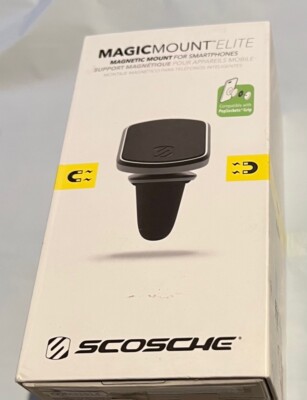 Scosche MagicMount Elite Vent Mount for Mobile Phones - Space Gray - OPEN BOX