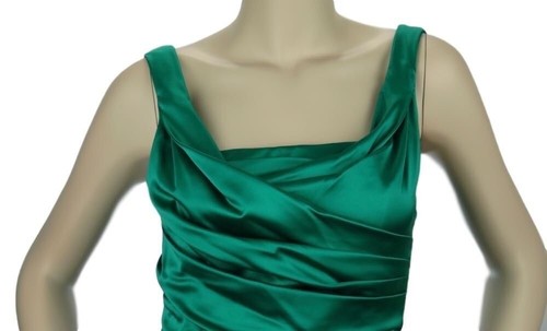 Vestido para mujer talla 4 fruncido sin mangas cuello en V Express - Imagen 2 de 11