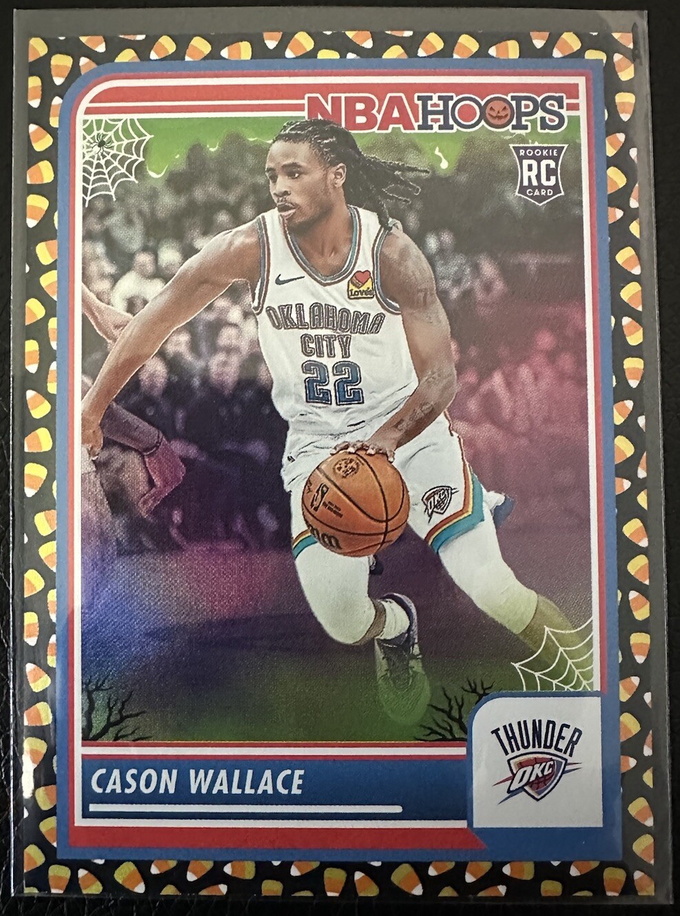 2023-24 Haunted Hoops Cason Wallace Holo Candy #76