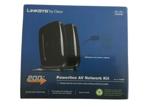 Adaptadores Powerline Cisco 2 equipos de red PowerLine, piezas y accesorios