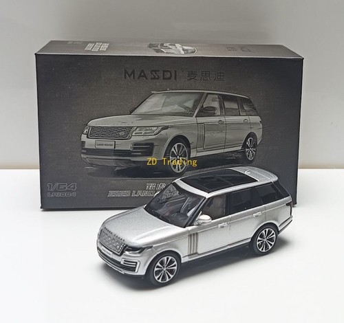 ZD Masdi 1:64 2020 Silver Range Rover SUV ORV Sports Model Diecast Metal Car BN - Picture 11 of 14