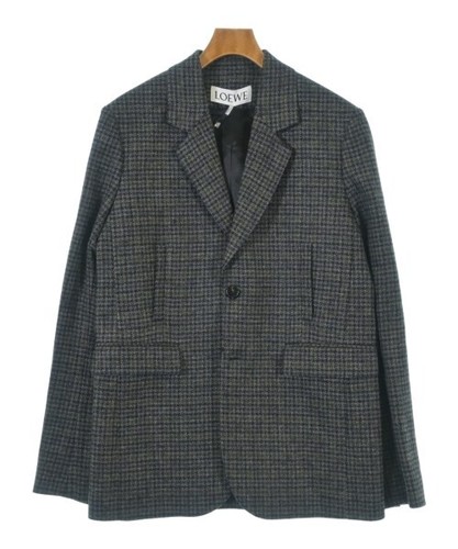 Loewe, LOEWE Men's Vintage Tailored Jacket Gray Wool Size 48 Excellent Condition