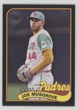 2024 Topps Series 2 1989 Topps Baseball Black 62/299 Joe Musgrove #89B2-19 0zd5