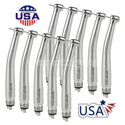 10X Dental PANA MAX High Speed Handpiece Push Button 4 H NSK Style STNABM