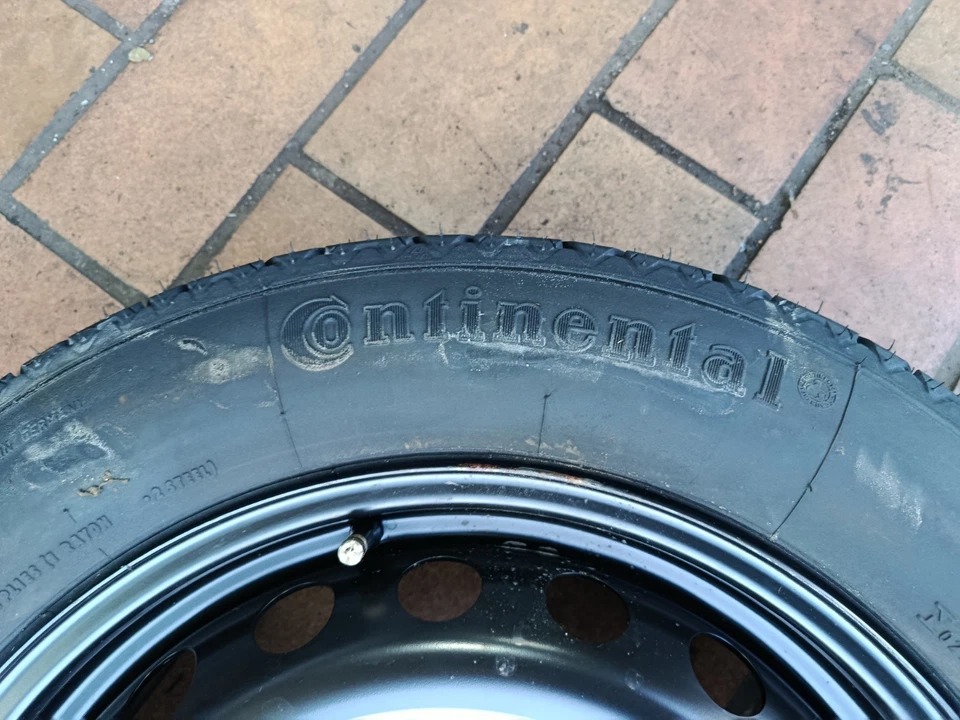 Mercedes W209 W203 Notrad Felge Stahlfelge 125/90 R16 3,5x16 ET17 2094000402 - Bild 2 von 4