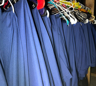 formal dresses royal blue A Line V Neck Royal Blue Prom Dress with Leg Slit, V Neck Royal Blue F –  jbydress main image 0