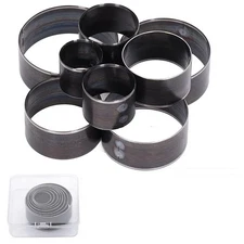 Leather Punching Die Set Round Shape Steel Cutting Hollow Hole Puncher 8 Sizes