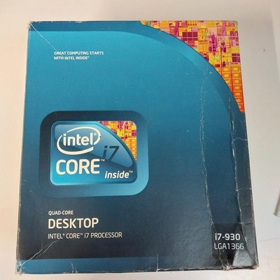 Intel Core i7-930 2.8GHz Quad-Core LGA1366 CPU w/ Fan Heatsink Box SLBKP
