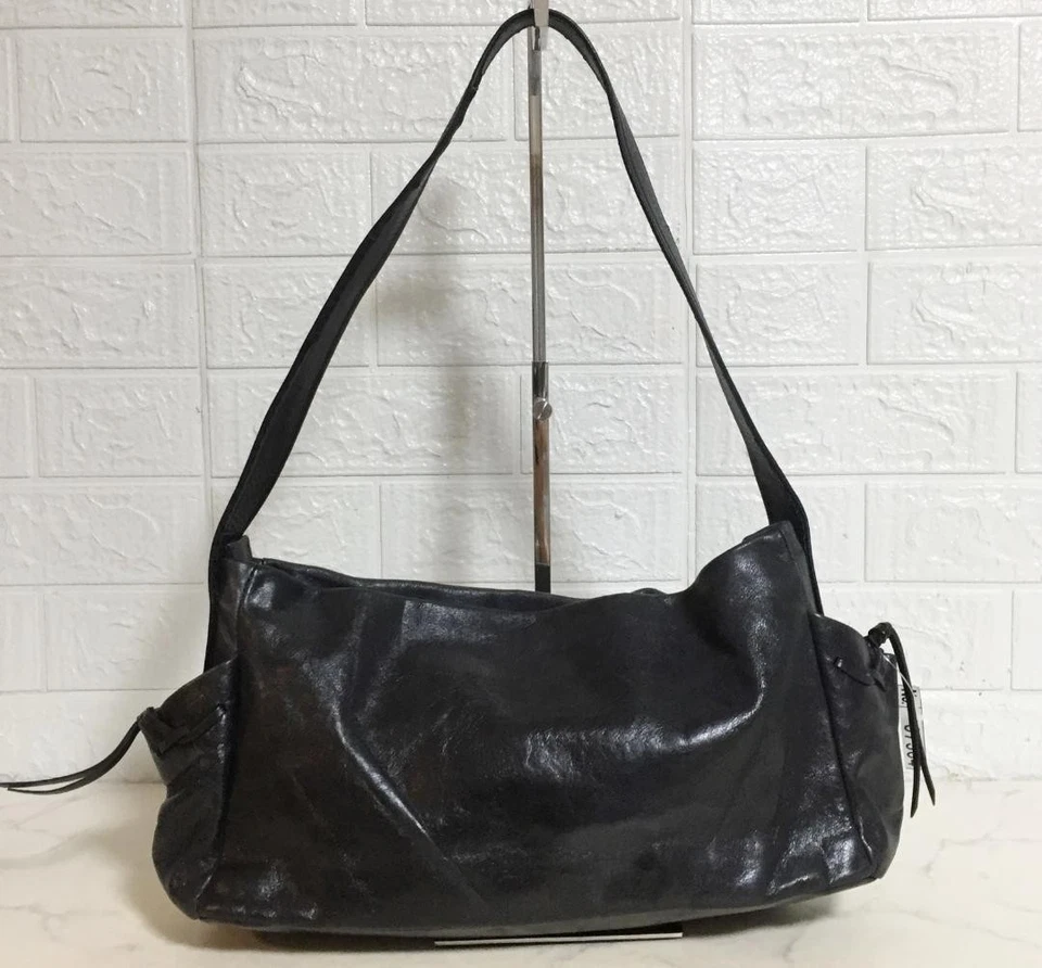 Bolso de Hombro Francesco Biasia de Cuero para Mujer Bandolera Negro Excelente Estado Foto 2 de 4