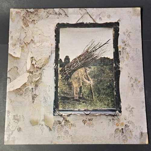 Led Zeppelin IV 1971 Early Press "Pecko Duck" Vinyl LP Atlantic SD19129 VG+/VG+