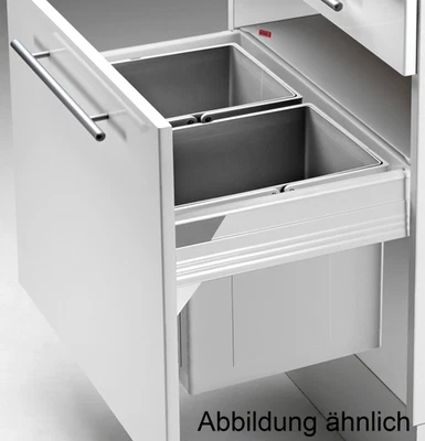 Wesco Abfallsammler 34L Mülltrenner Pullboy Z 60SW 400er Einbau Mülleimer NEU - Bild 1 von 2