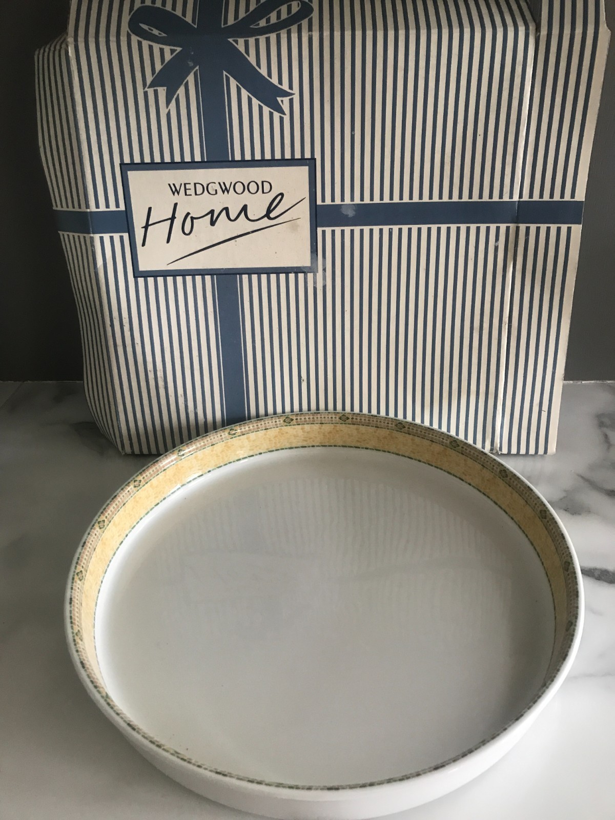 Wedgwood Florence Flan Serving Dish Porcelain