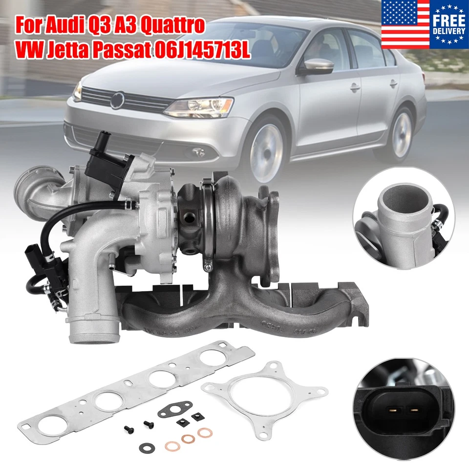 OEM CCTA Turbo Turbocharger 2.0T.For VW Jetta GLI Passat Beetle Tiguan Audi DOHC Foto 2 de 4