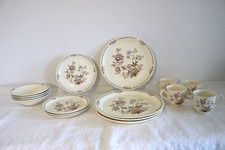 NORITAKE ORIENTAL DREAM 9102 IRELAND KELTCRAFT 16 Pc Set 4 Pc Pl Set Serv for 4