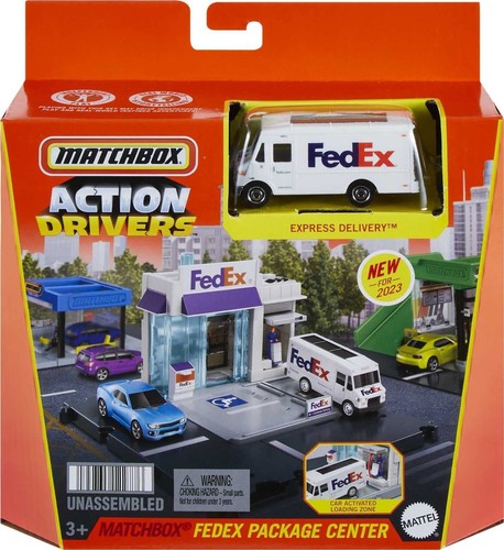 Mattel Matchbox Action Drivers Fahrzeug Spielset - FedEx Package Center - Bild 6 von 6