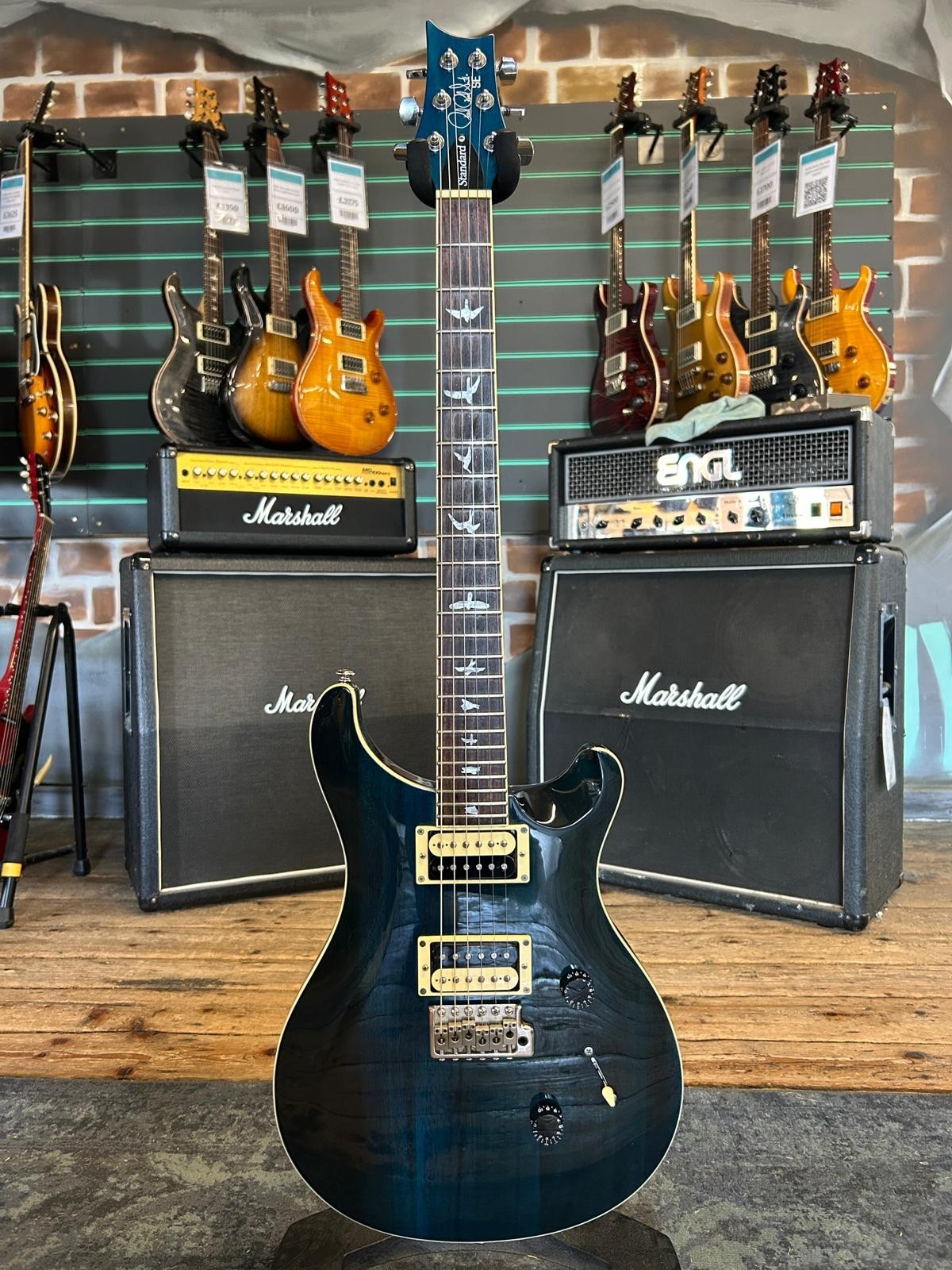 PRS SE Standard 24 Translucent Blue 2017 Electric Guitar