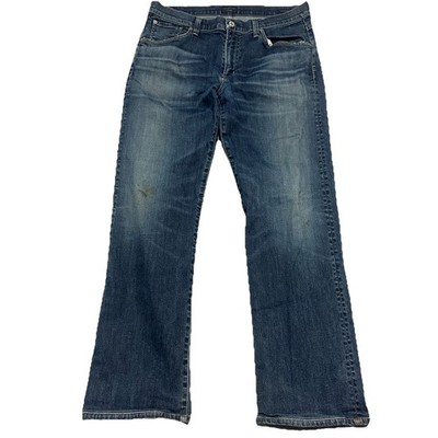 Citizens Of Humanity Sid Jeans Mens 33x30 Blue Faded Distressed Medium Wash USA