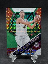 2019-20 Panini Mosaic - Will to Win Nikola Jokić #9 Green Mosaic Prizm