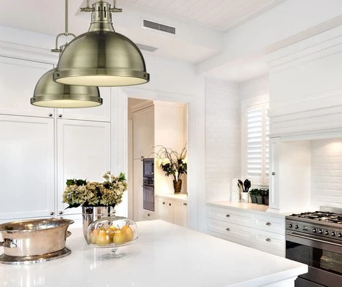 Duncan 1 Light 14 inch Chrome Pendant Ceiling Light, 14", 3604-L CH-SF - Picture 6 of 9