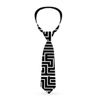 Necktie Standard - Maze Black/White/Red (Us Import) ACC NEU