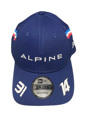 New Era 9Forty Alpine F1 Team Cap 31 Esteban Ocon 14 Fernando Alonso Blau