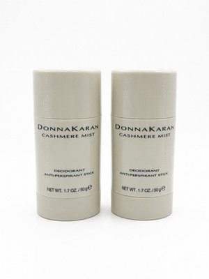 Donna Karan Cashmere Mist Deodorant Anti-Perspirant Stick 1.7 oz / 50g, 2 Pack