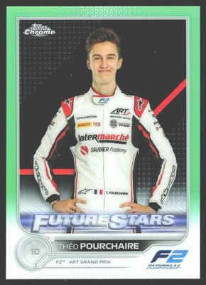 2022 TOPPS Chrome Formula 1 F2 Driver 86 Théo Pourchaire (Art Grand Prix) /99
