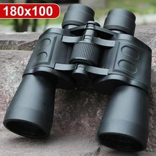 180x100 HD Military Zoom Powerful Binoculars Day/Low Night Optics Hunting  Case