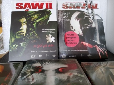 Filmreihe 4 × SAW I, III, V, VII plus 2 × Lim. Collector's Edition num. II + IV