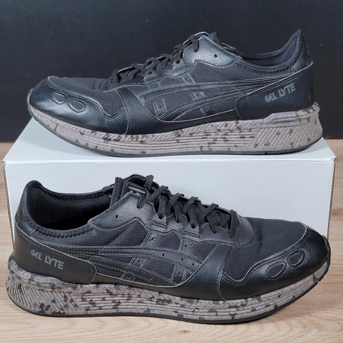 Scarpe ASICS HyperGEL Lyte uomo taglia 14 nero grigio running sneakers sportive