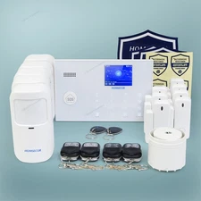 HOMSECUR LCD Wireless 4G/GSM WIFI Home House Alarm System+Pet-Immune/Friendly