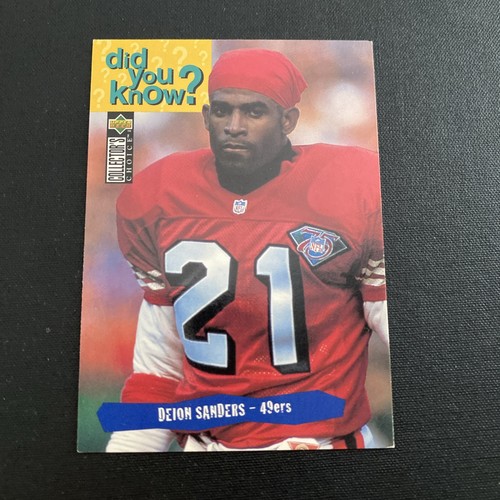 Deion Sanders #48 1995 Collector's Choice card